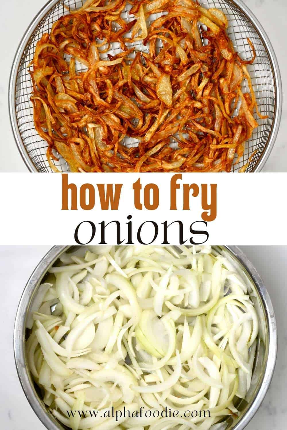 How to Make Fried Onions (Crispy Onions/Birista) Alphafoodie