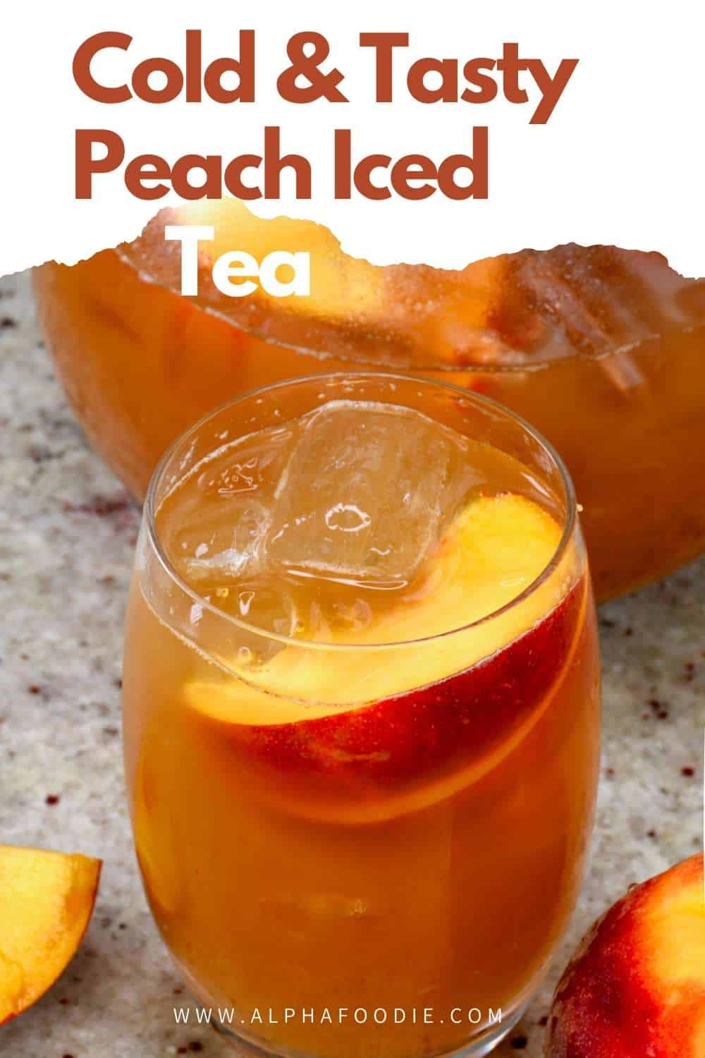 How to Make Peach Iced Tea Alphafoodie