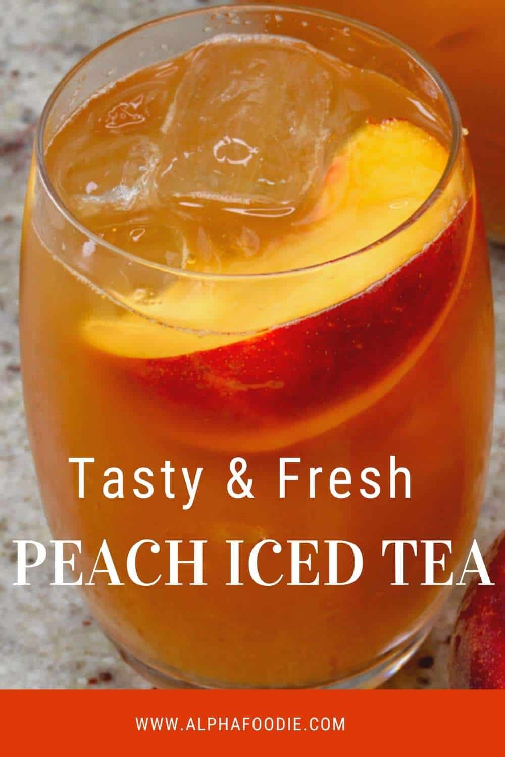 How to Make Peach Iced Tea Alphafoodie
