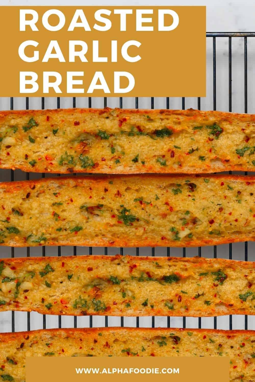 Simple Roasted Garlic Bread (with Roasted Garlic Butter) Alphafoodie