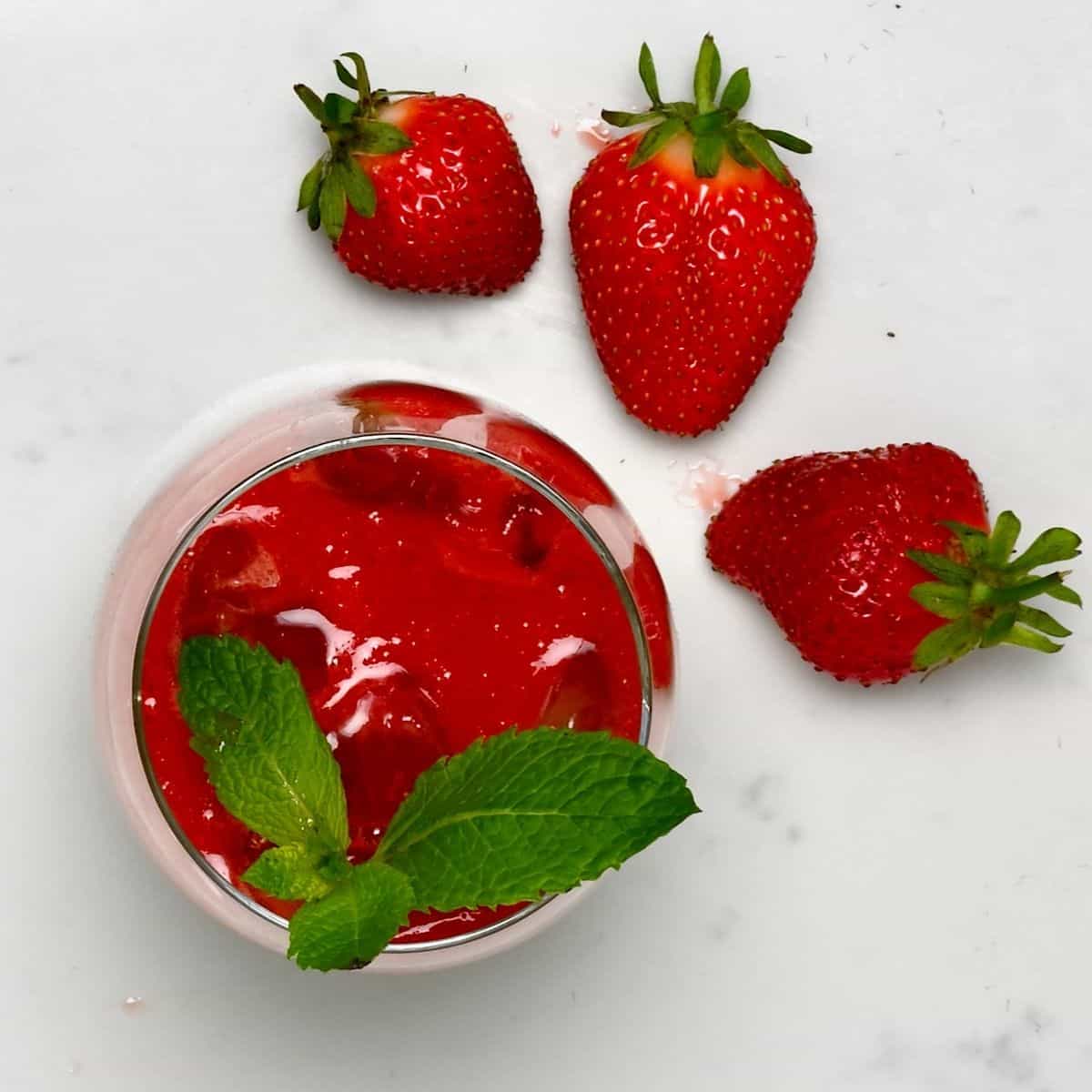 Whole Fruit Strawberry Pomegranate Frozen Juice Case