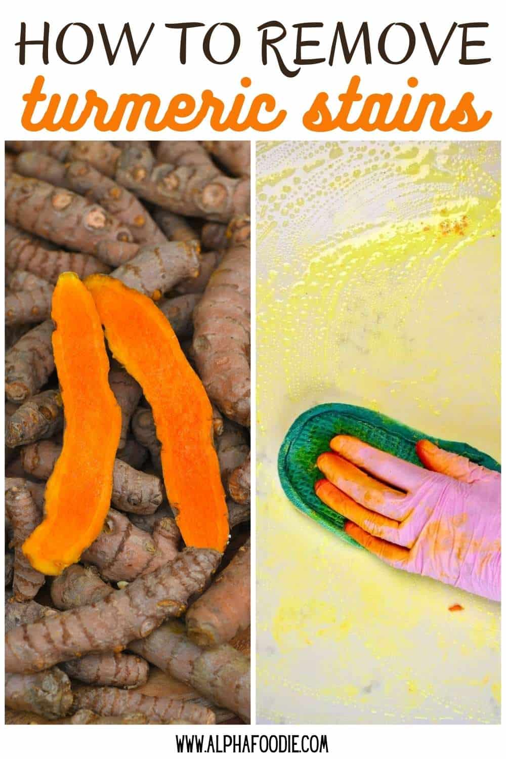 How to Remove Turmeric Stains (From Counters, Kitchen Gadgets, Clothes, etc.) Alphafoodie