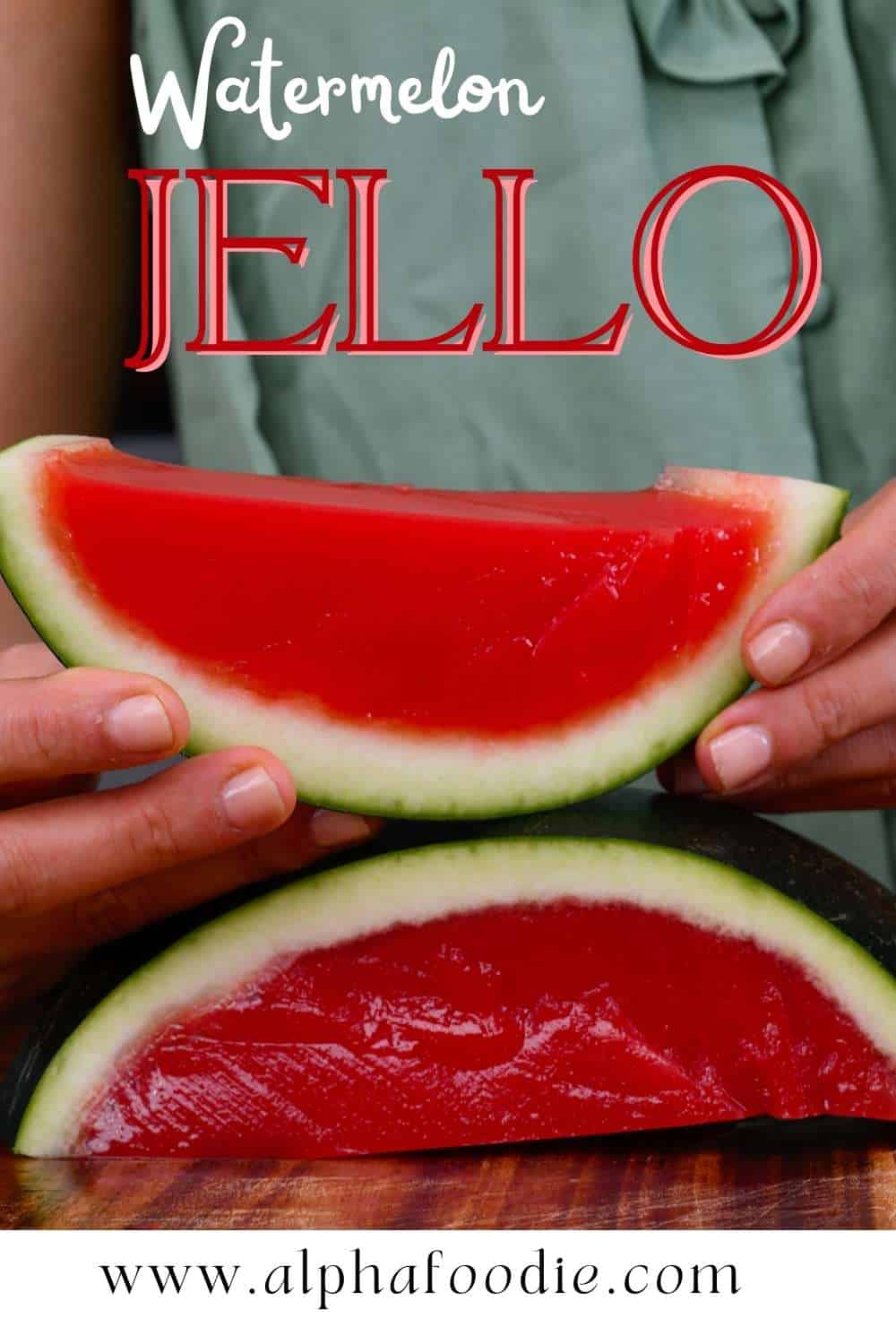 Fresh Watermelon Jello Slices (Without Gelatin) Alphafoodie