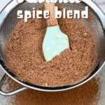 Sieving Lebanese 7 spice blend