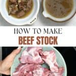 Steps to make homemade beef broth