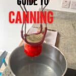 Jar canning at home