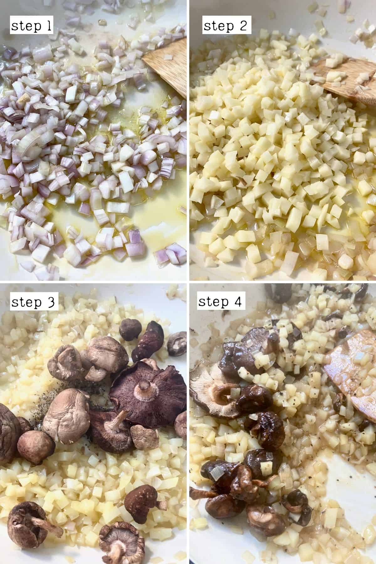 Steps for preparing garlic soup