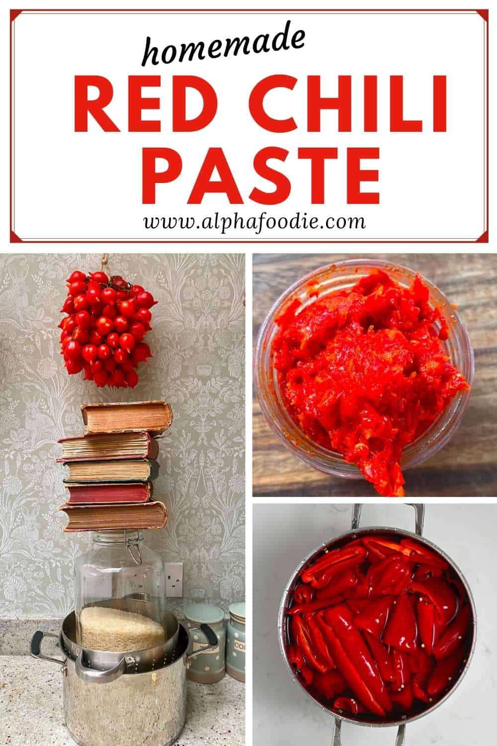 How to Make Red Chili Paste (+ Water Bath Can It) Alphafoodie