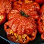 Stuffed tomatoes cooked in a pan - 15