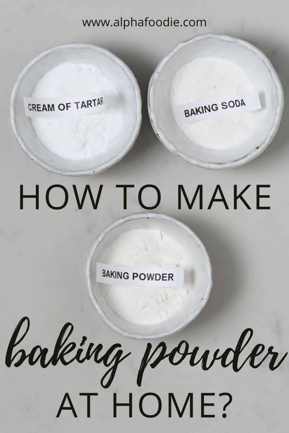 How to Make Baking Powder Alphafoodie