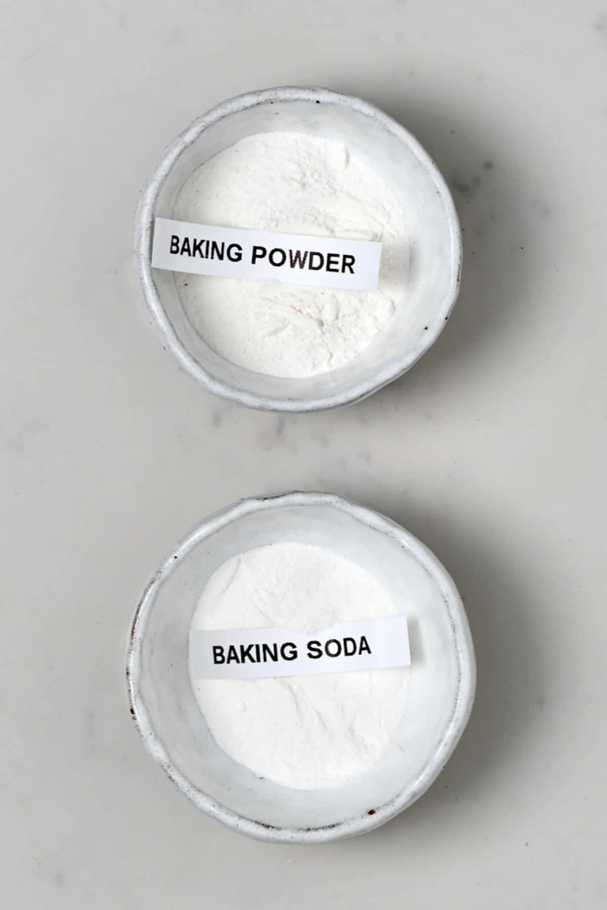 Baking powder and baking soda