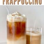 Pumpkin spice hot latte and Frappuccino