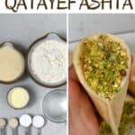 Homemade Qatayef Ashta