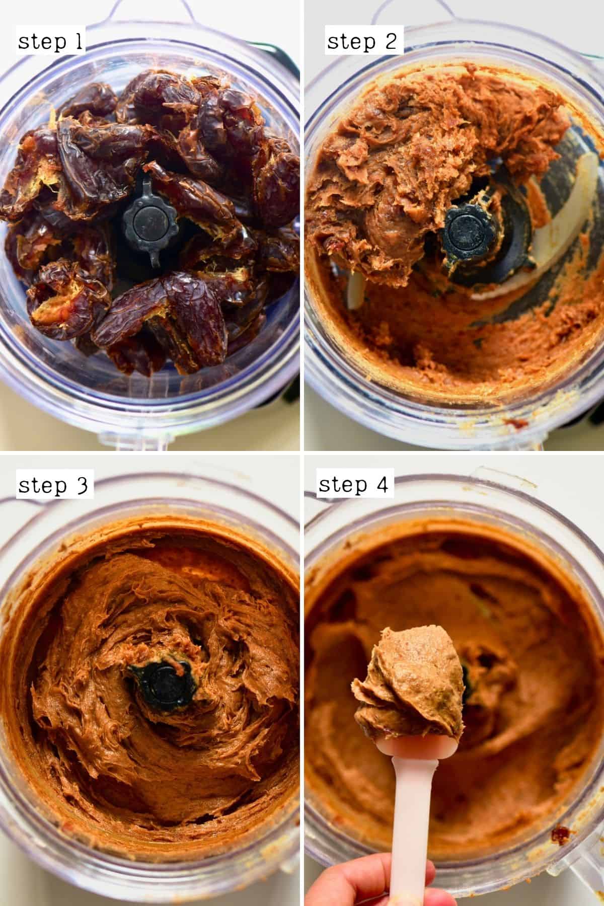 Steps for making date paste