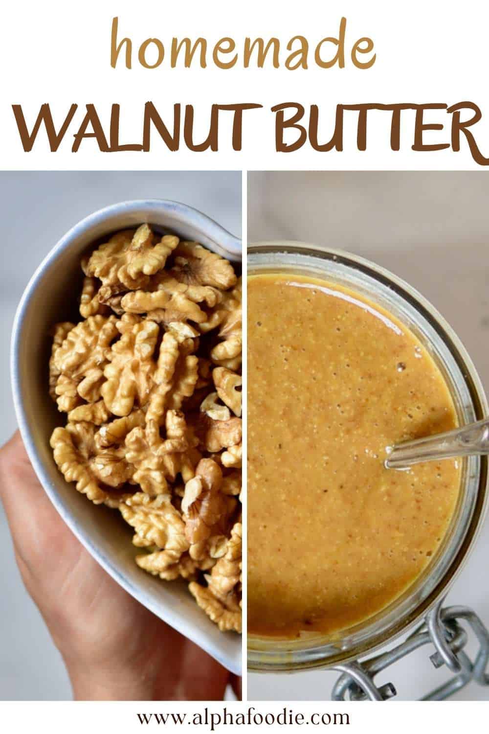 Simple Homemade Walnut Butter Recipe Alphafoodie