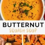 steps for making butternut squash soup