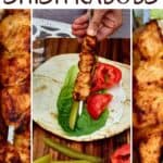 Making a sandwich with Chicken Shish Tawook