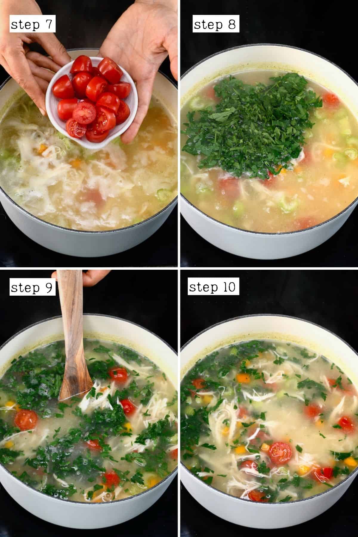 Steps for cooking chicken soup