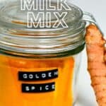 Golden Milk Mix in a jar