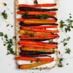 roasted carrots square photo