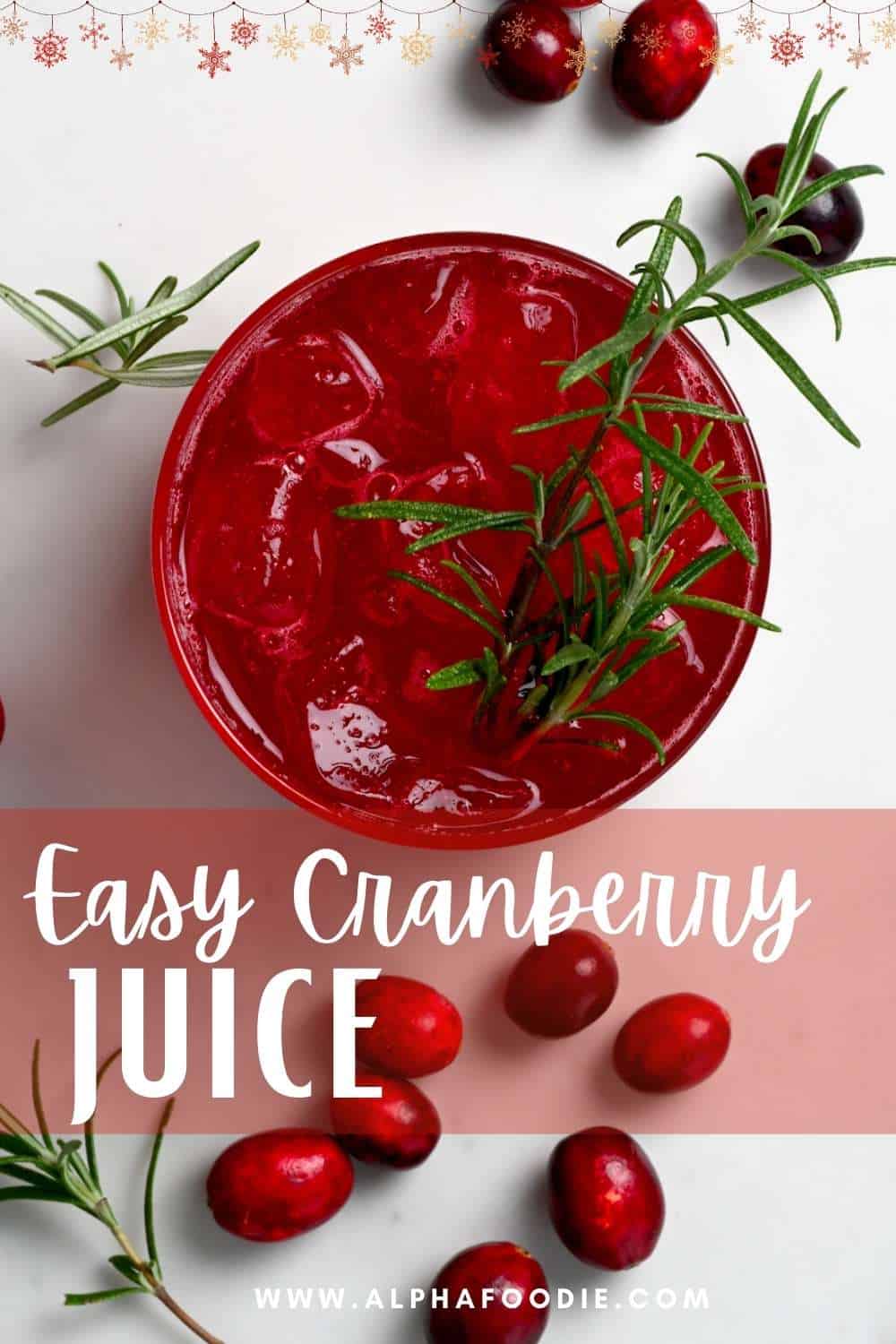 How to Make Cranberry Juice (Stovetop Sugar Free Optional) Alphafoodie