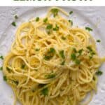 Easy Garlic Lemon Pasta