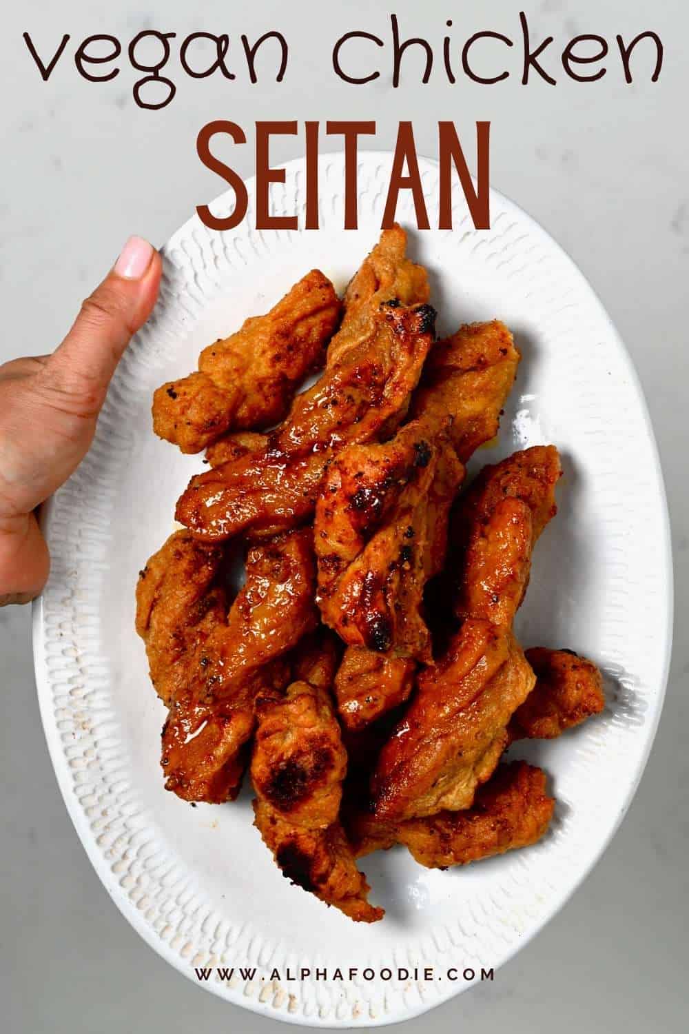 How to Make Seitan Chicken (Vegan Chicken) Alphafoodie