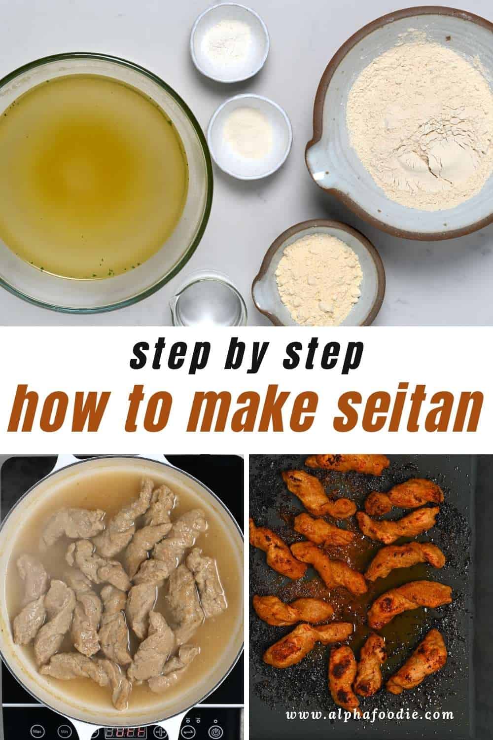 How to Make Seitan Chicken (Vegan Chicken) Alphafoodie