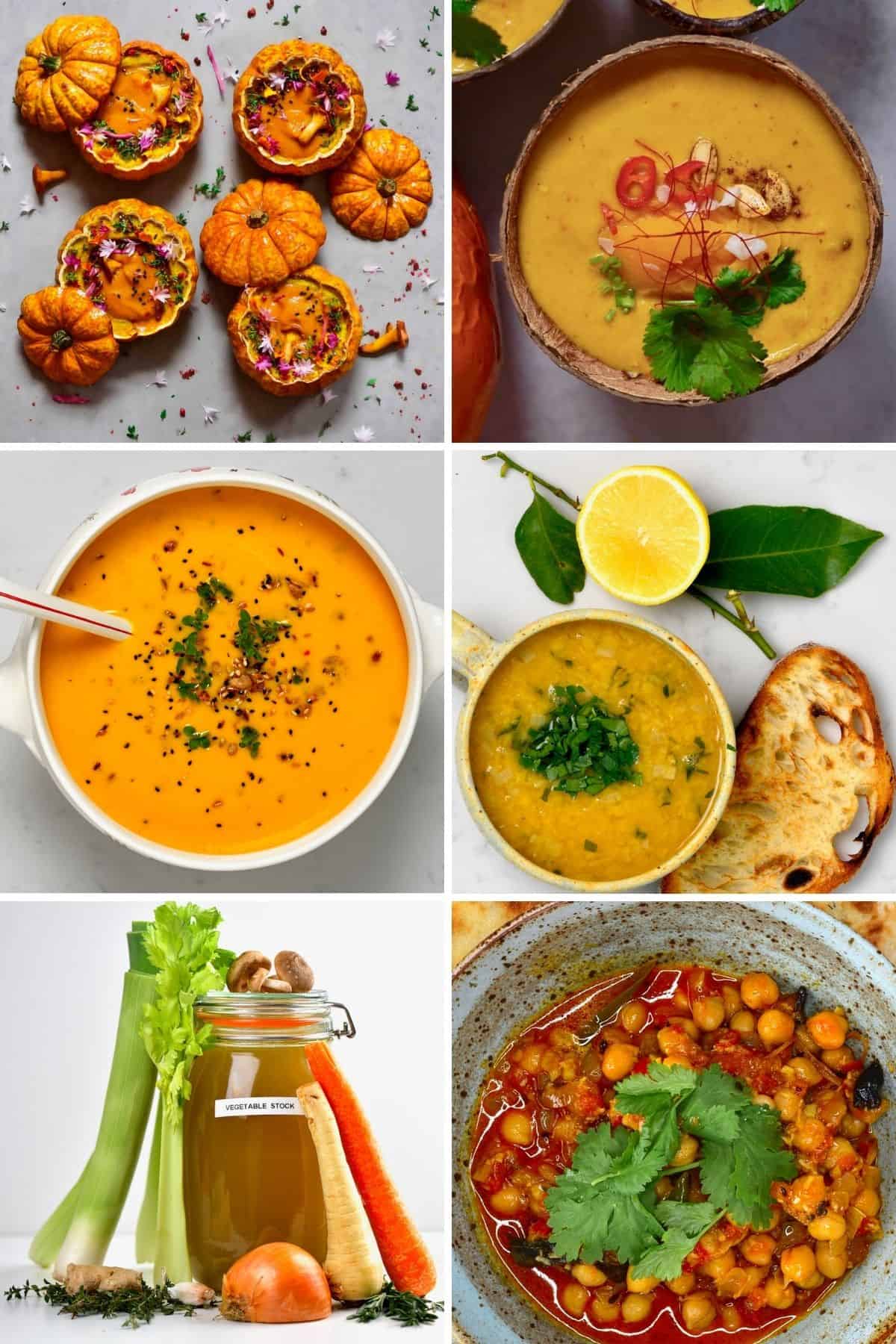 Soup and stew recipes with turmeric