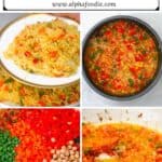 Steps to make vegetable rice pilaf