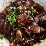 Chili oil noodles in a bowl - 16