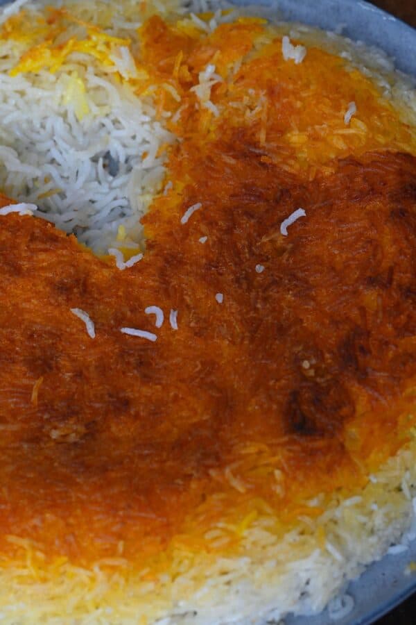 Classic Persian Crispy Rice (Tahdig) - Alphafoodie