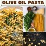 Easy garlic and olive oil pasta