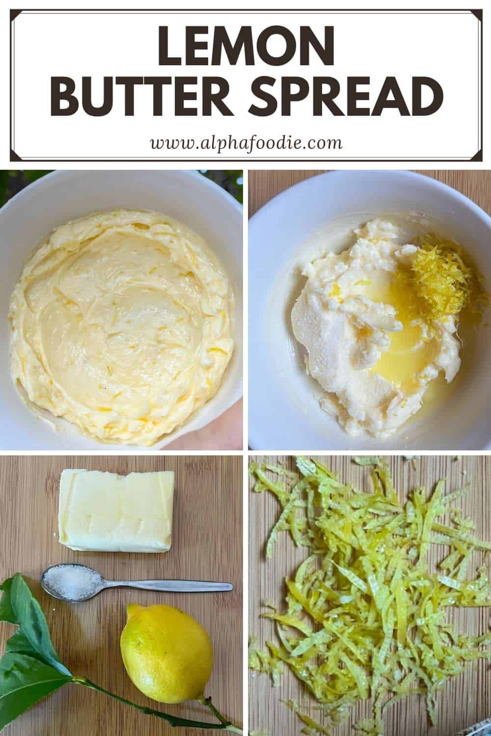 Easy Lemon Butter (+ Flavor Variations) Alphafoodie