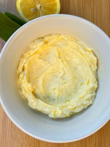 Lemon Butter in a bowl