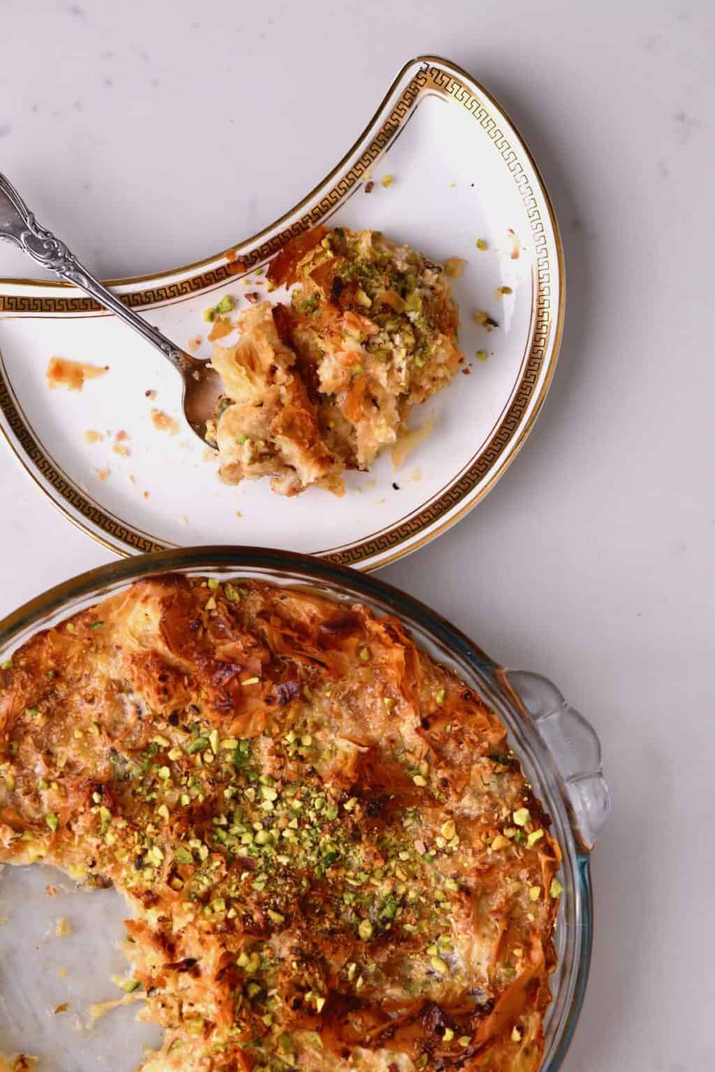 Om Ali (Egyptian Bread Pudding) - Alphafoodie Om Ali (Egyptian Bread Pudding) - Alphafoodie