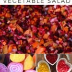 Easy Beet and Carrot Salad (Raw Root Vegetable Salad)