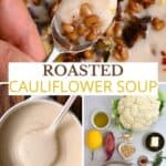 Healthy Roasted Cauliflower Soup