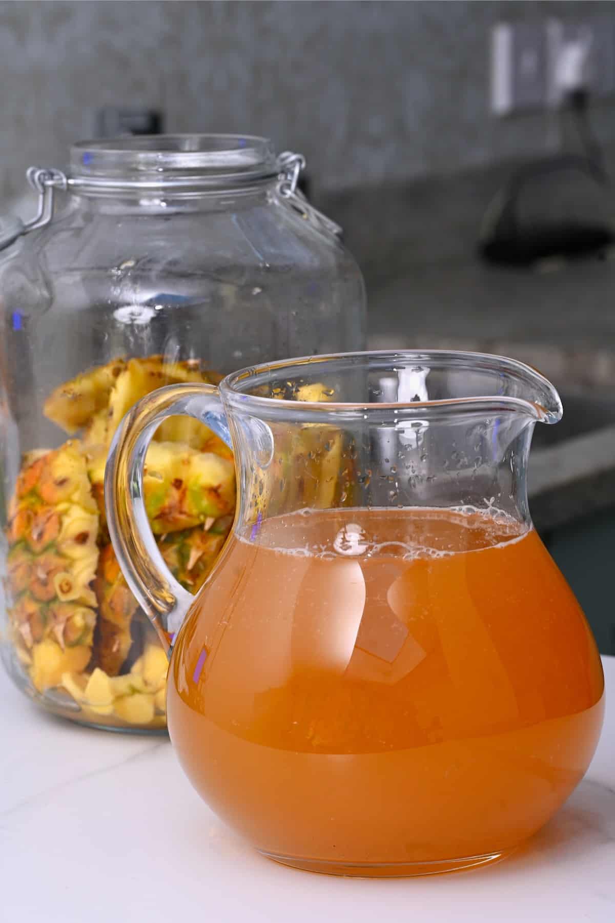 A pitcher with tepache