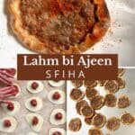 Sfiha (Lebanese Meat Pies | Lahmacun | Lahm bi Ajeen)