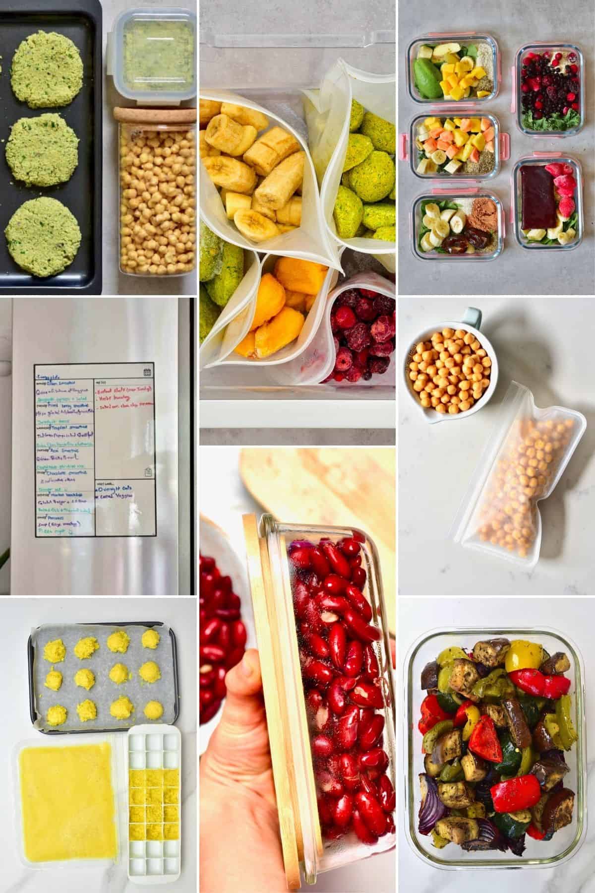 Ideas for how to meal prep