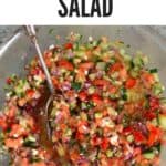 Easy Chopped Greek Salad