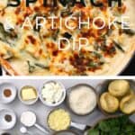 Baked Spinach Artichoke Dip (Without Mayo)