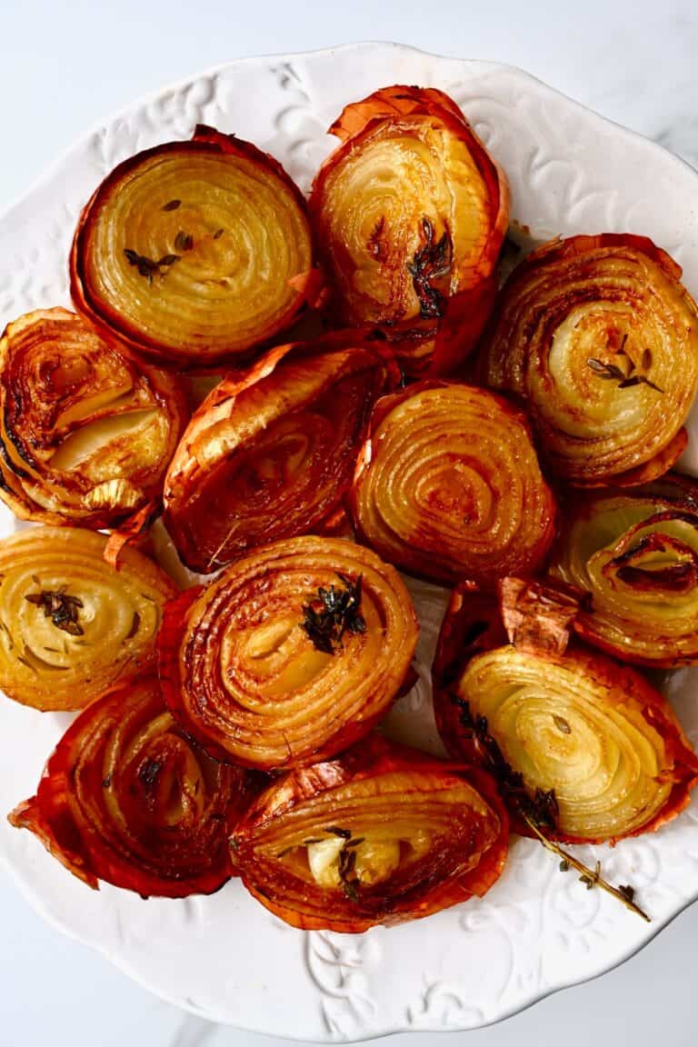 Simple Roasted Onions (Halved, Whole, Quartered) Alphafoodie
