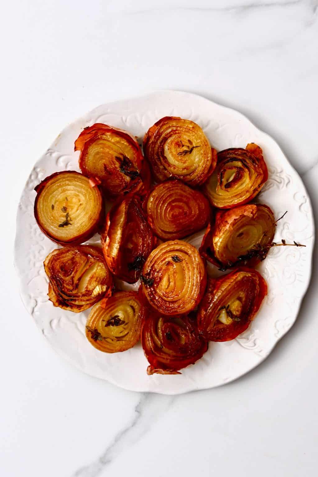 Simple Roasted Onions (Halved, Whole, Quartered) Alphafoodie