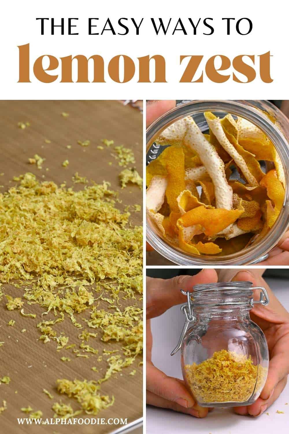 How to Zest Lemon (5 Methods) Alphafoodie