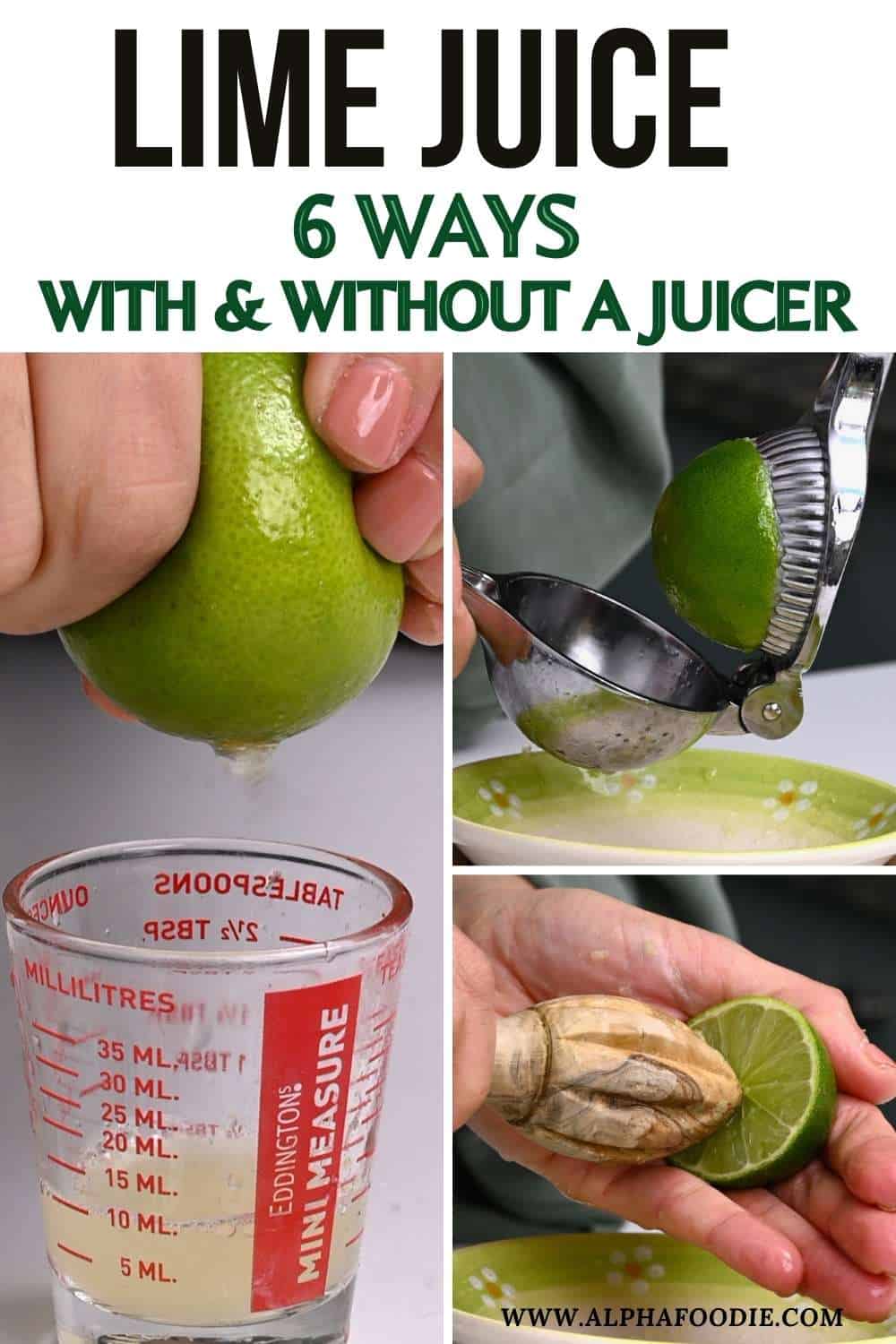 How to Juice a Lime (6 Methods With + Without Juicer + Freeze it