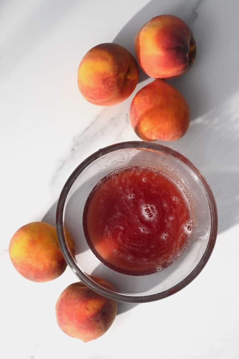 How to Make Peach Simple Syrup Alphafoodie