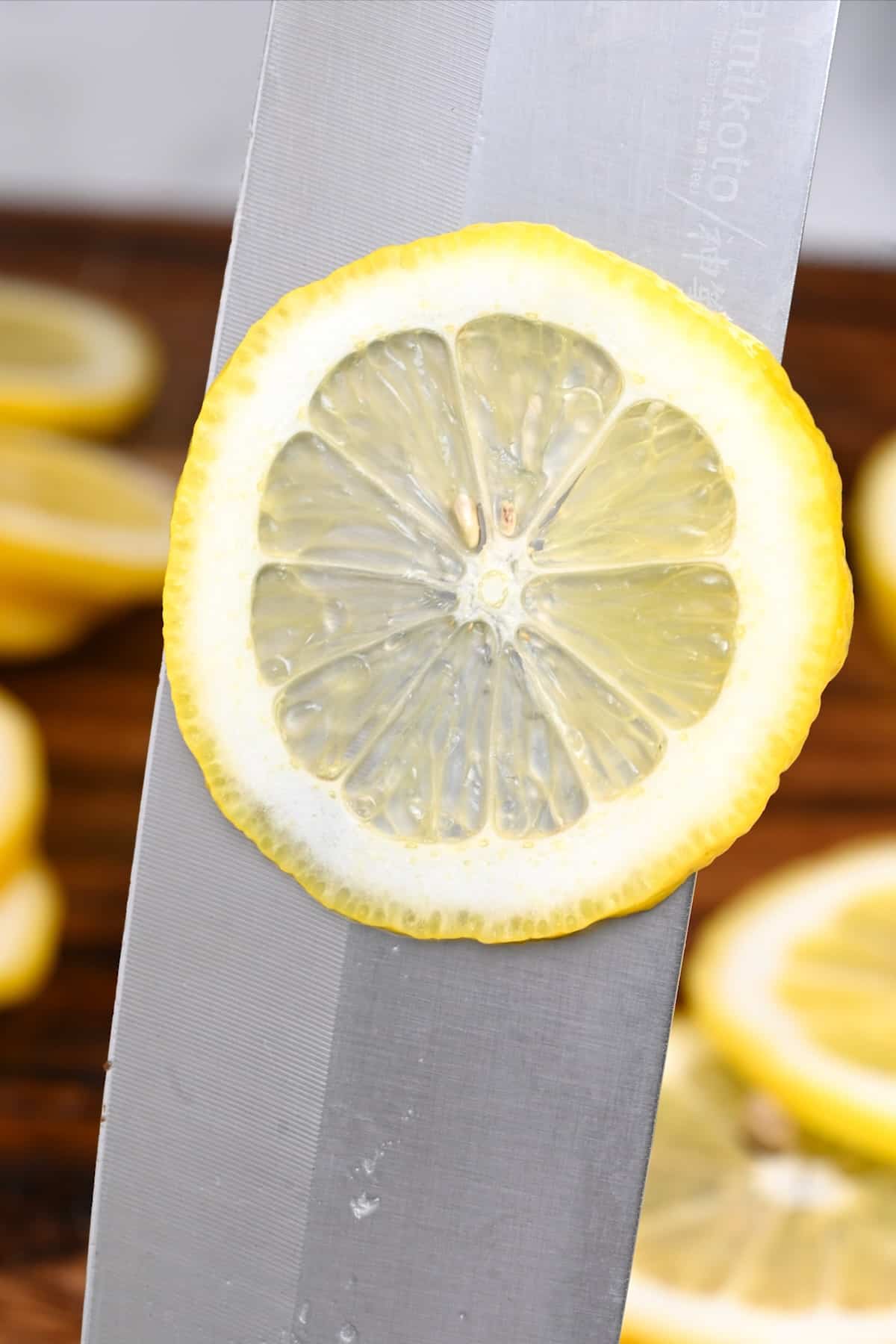 Thin slice of lemon