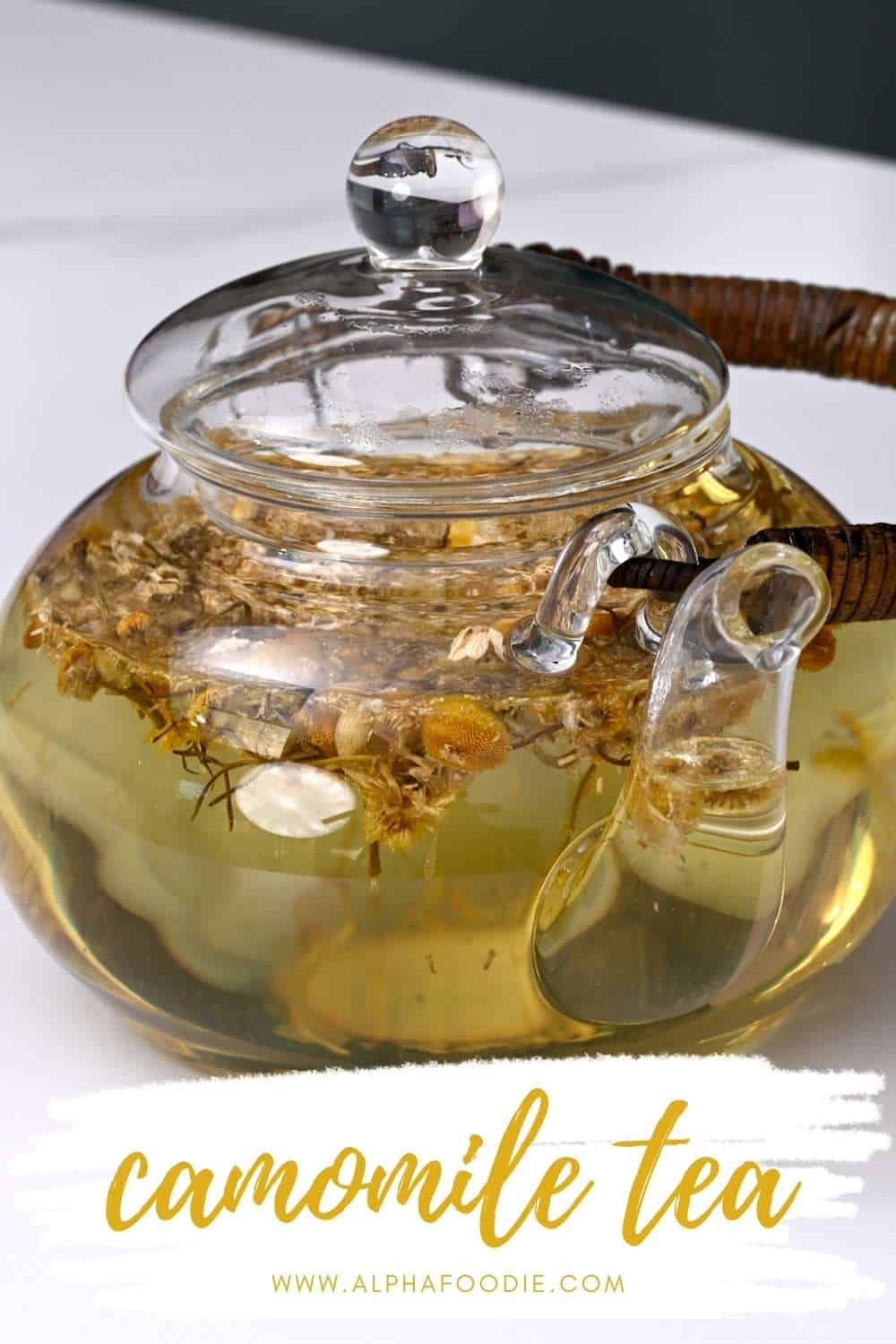How To Make Chamomile Tea (Hot, Iced, Flavor Options) Alphafoodie